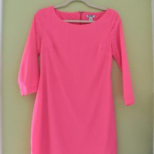 Old Navy Neon Pink Shift Dress